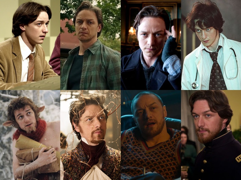 Một số vai diễn mà James McAvoy đã từng tham gia