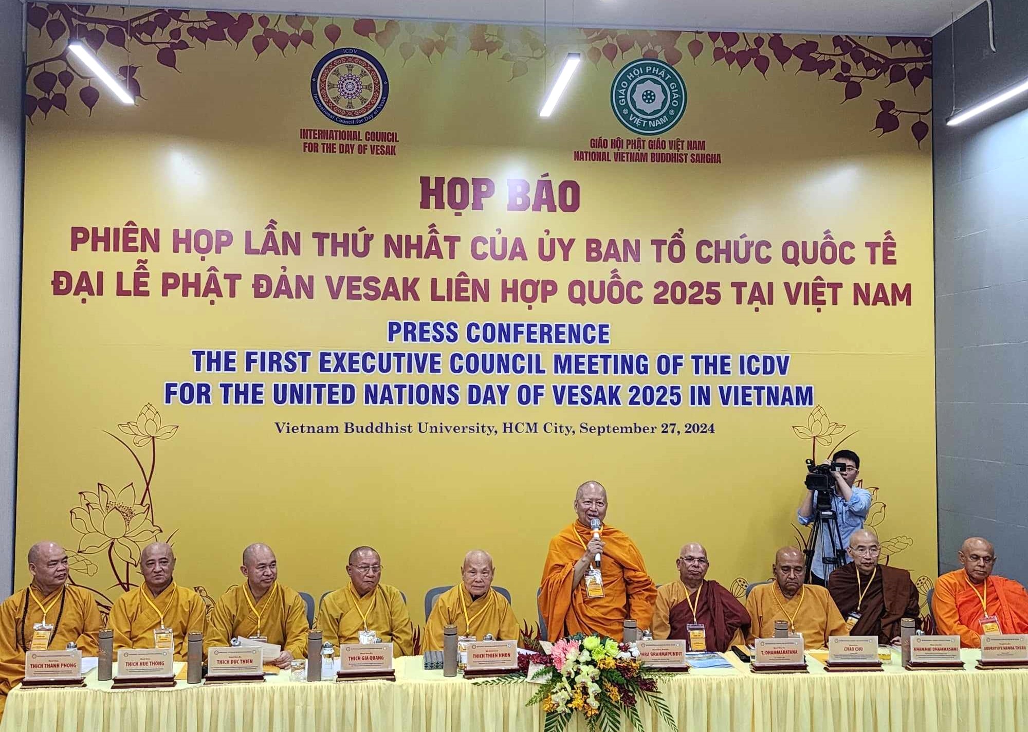 Họp báo thông tin về Đại lễ Vesak Liên hiệp quốc 2025 tại Việt Nam