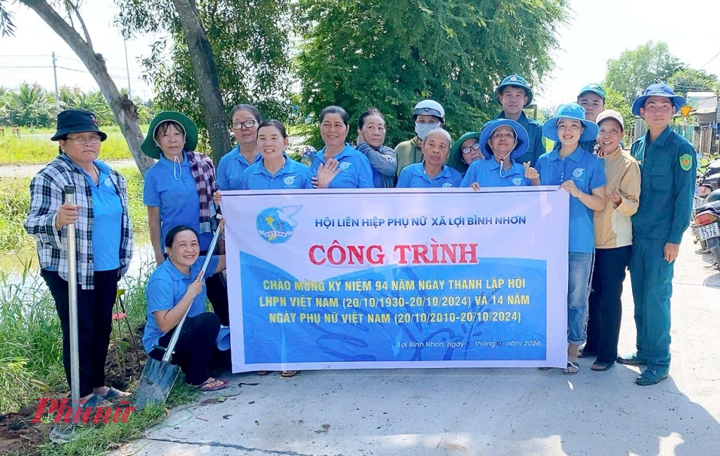 Công trình nhằm chào mừng kỷ niệm 94 năm Ngày thành lập Hội LHPN Việt Nam