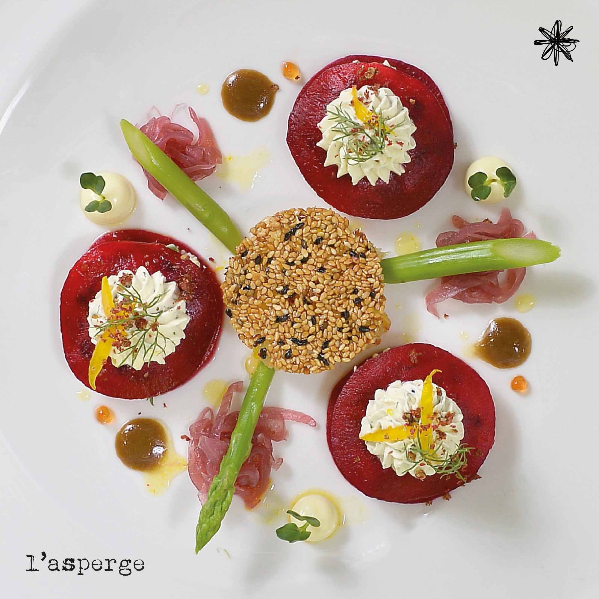 Món l’asperge - Ảnh: La Badiane