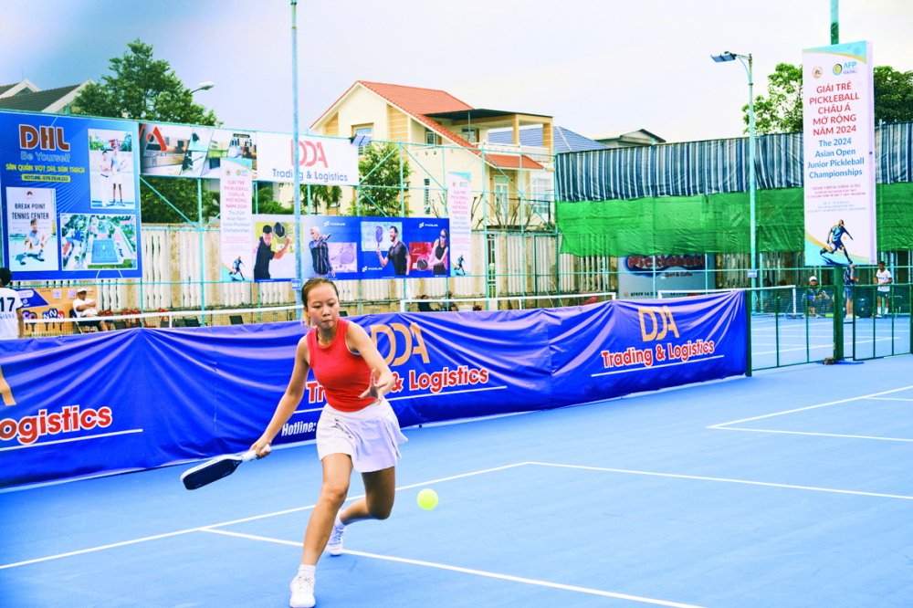 Sophia tại giải trẻ Pickleball châu Á mở rộng năm 2024