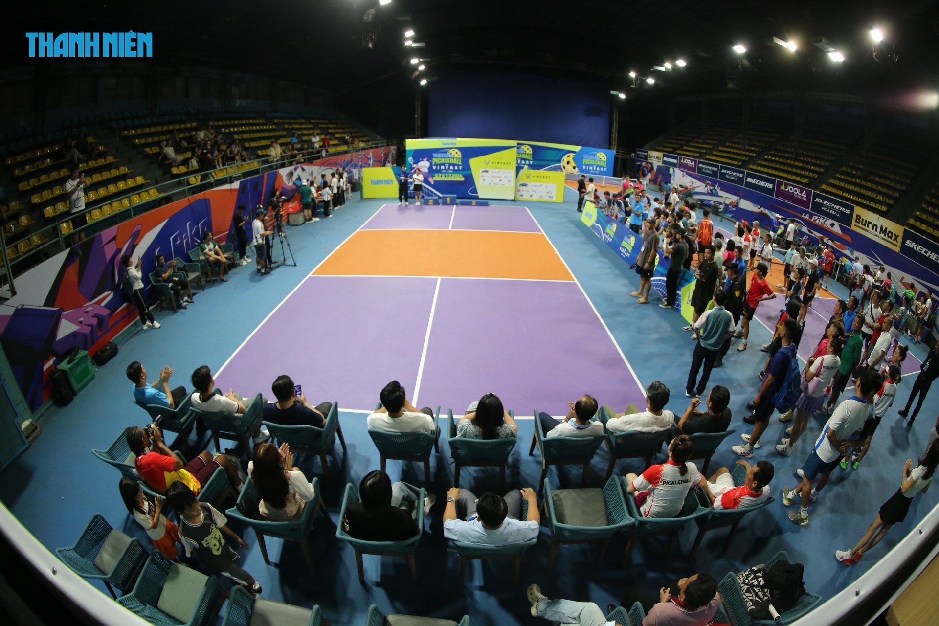 Sân LA PIKO - CLB Lan Anh tại Giải Thanh Niên Pickleball Cup Vinfast 2024  - Ảnh: Enjoy Sport