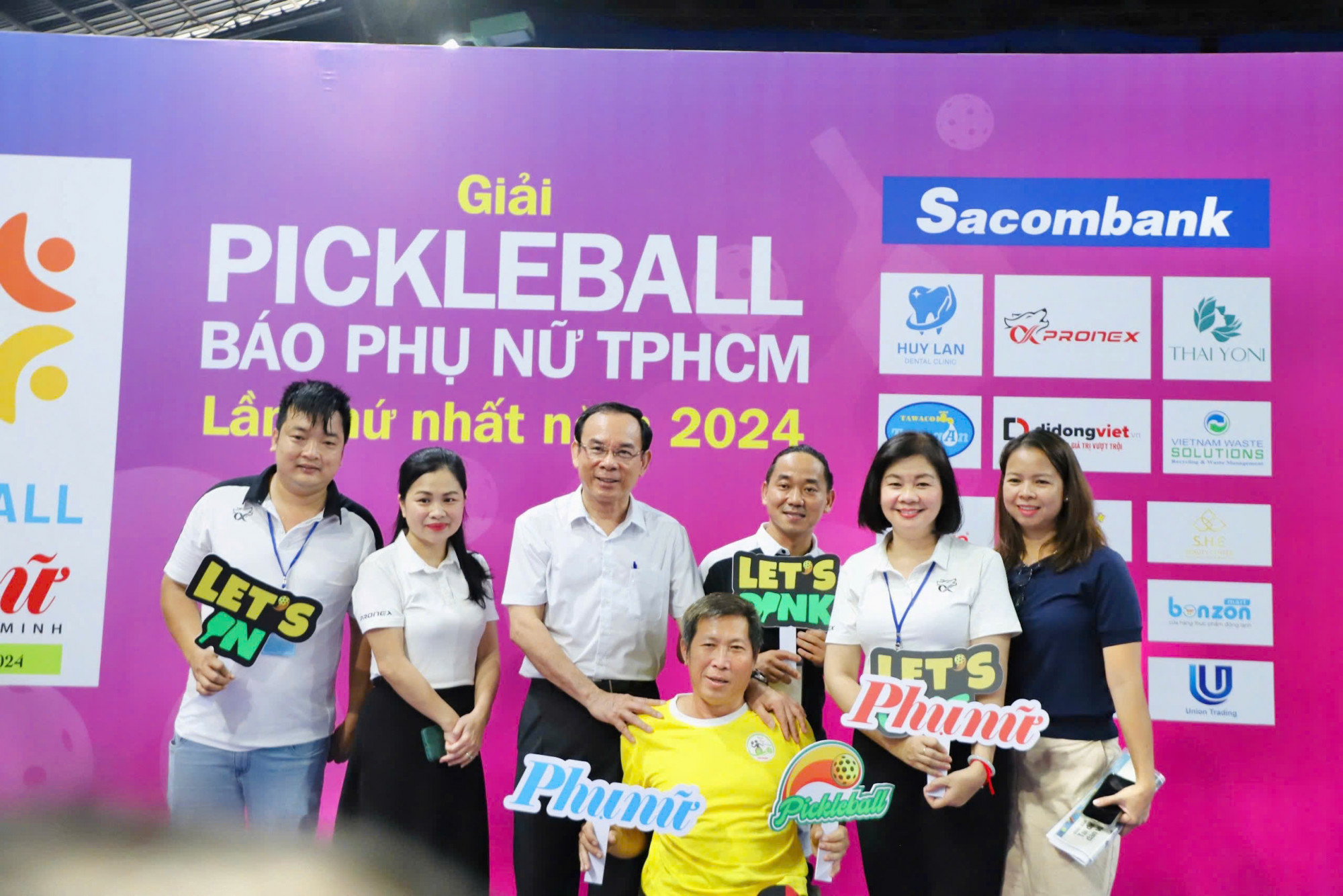 Ông Huỳnh Công Sơn - Chủ nhiệm CLB Para Pickleball -