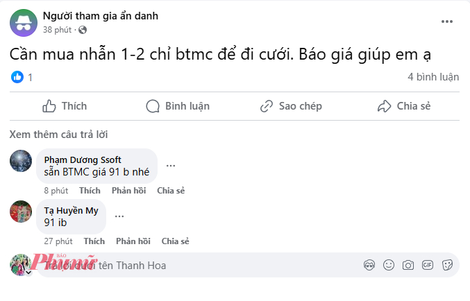 Tại thị trường chợ đen, giá vàng nhẫn 9999 được thu mua với giá 91 triệu đồng/lượng