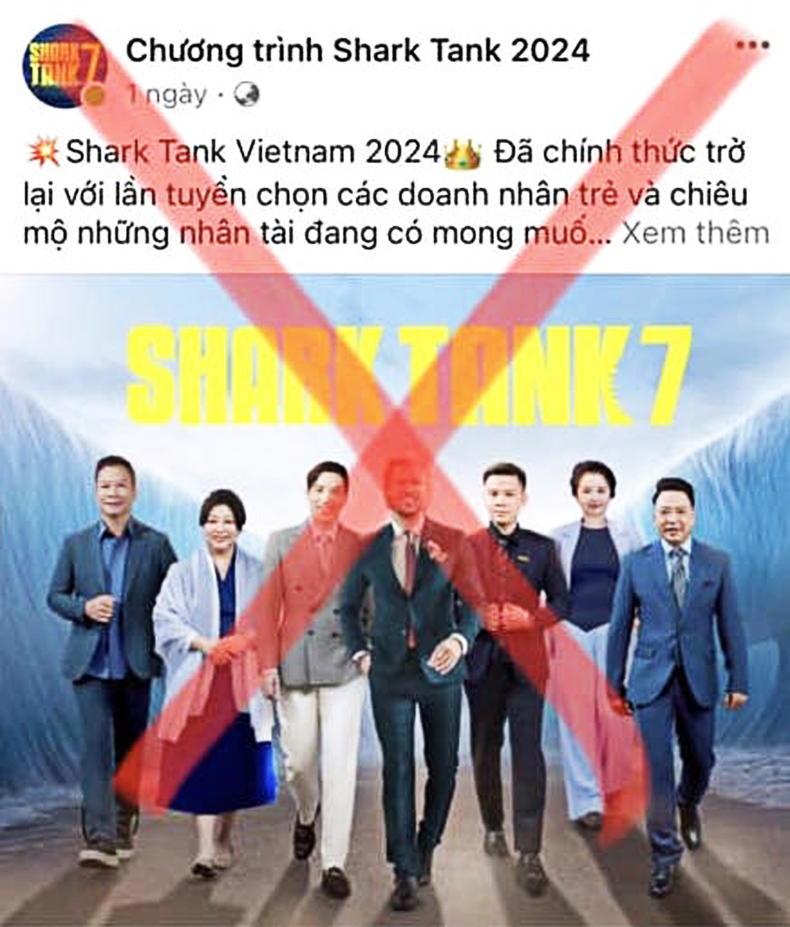 Trang mạo danh Shark Tank đăng tin tuyển người tham gia