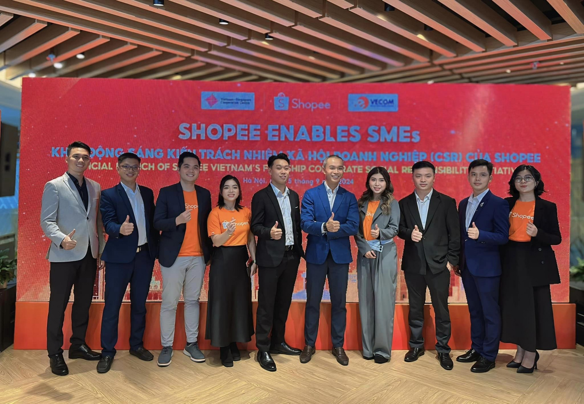 CEO Phí Đình Liệu tại sự kiện Shopee Enabler SME - Ảnh: Halovn