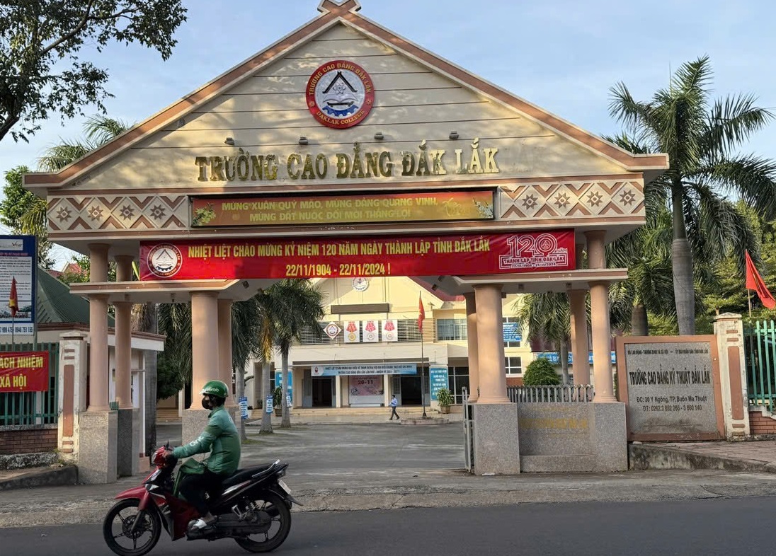 Trường Cao đẳng Đắk Lắk (Ảnh: G.N.)