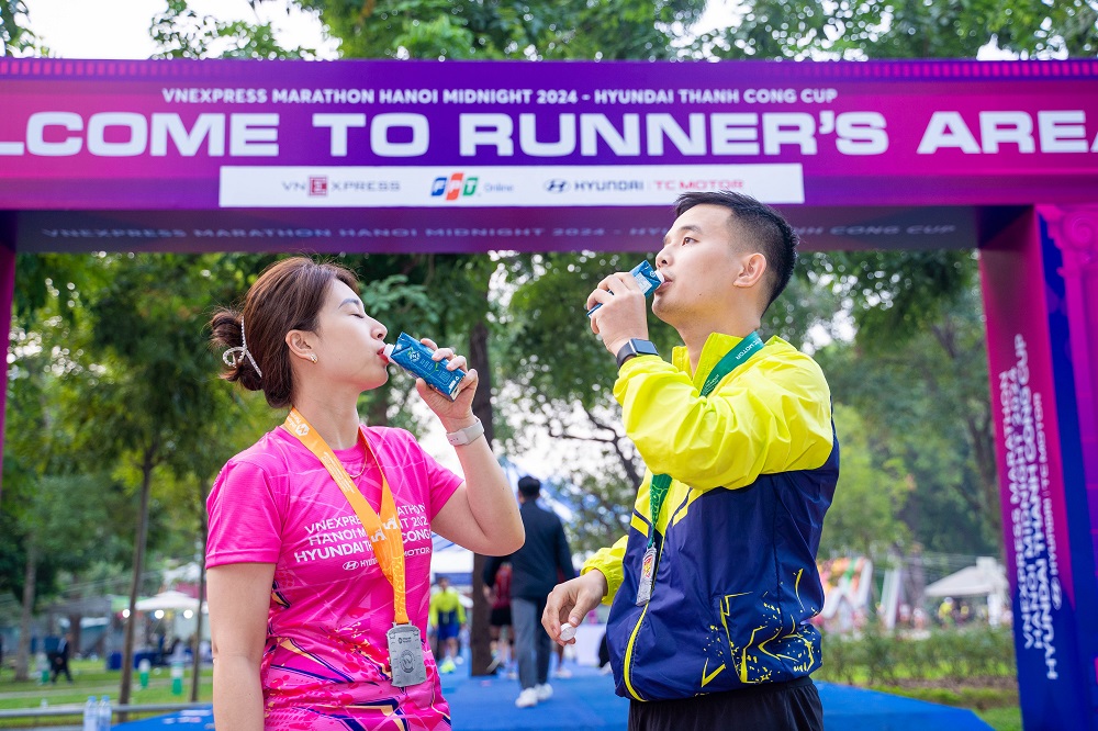 Sữa hạt cao đạm Vinamilk có trong race-kit của 11.000 runner