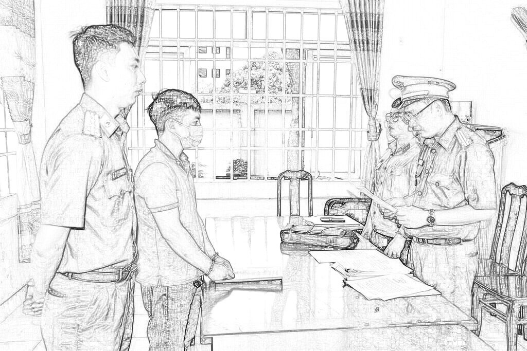 Một trong 7 đối tượng bị bắt