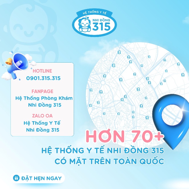 Hệ thống Y tế Nhi Đồng 315 đã xây dựng một hệ thống phòng khám chuyên sâu dành riêng cho trẻ em, với sứ mệnh mang đến sự an tâm và hài lòng cho các gia đình