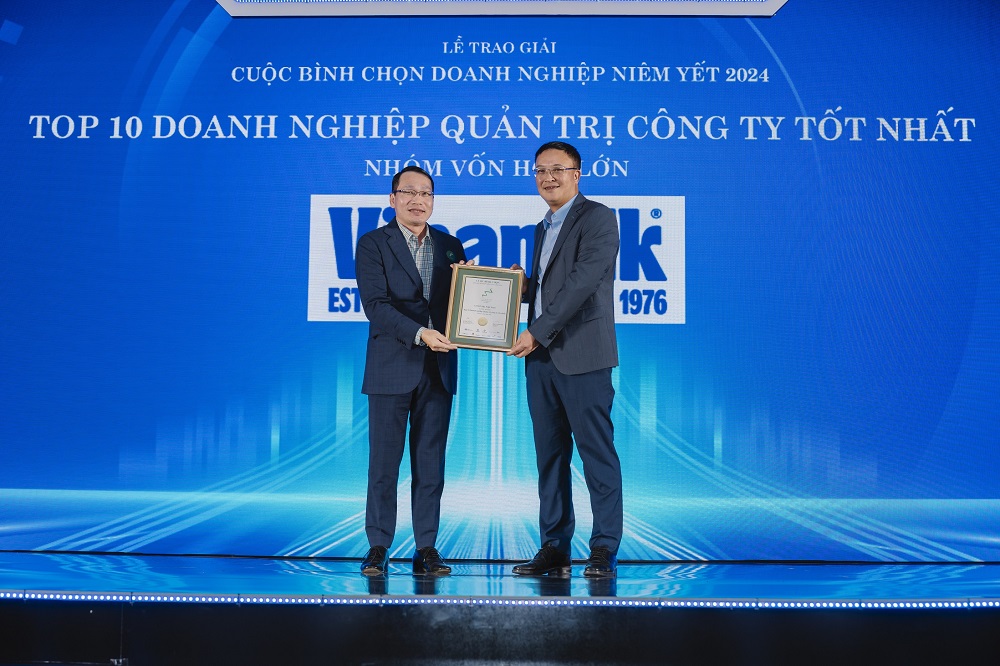 Vinamilk thuộc Top 10 doanh nghiệp quản trị công ty tốt nhất 2024 và là đơn vị được đánh giá quản trị vượt trên tuân thủ - Ảnh: Vinamilk