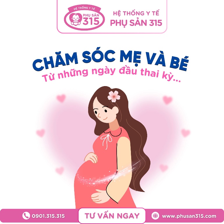 Tại Hệ thống Y tế Phụ Sản 315, mẹ bầu có thể sử dụng các gói khám thai định kỳ nhằm kiểm tra sức khỏe thai phụ thường xuyên