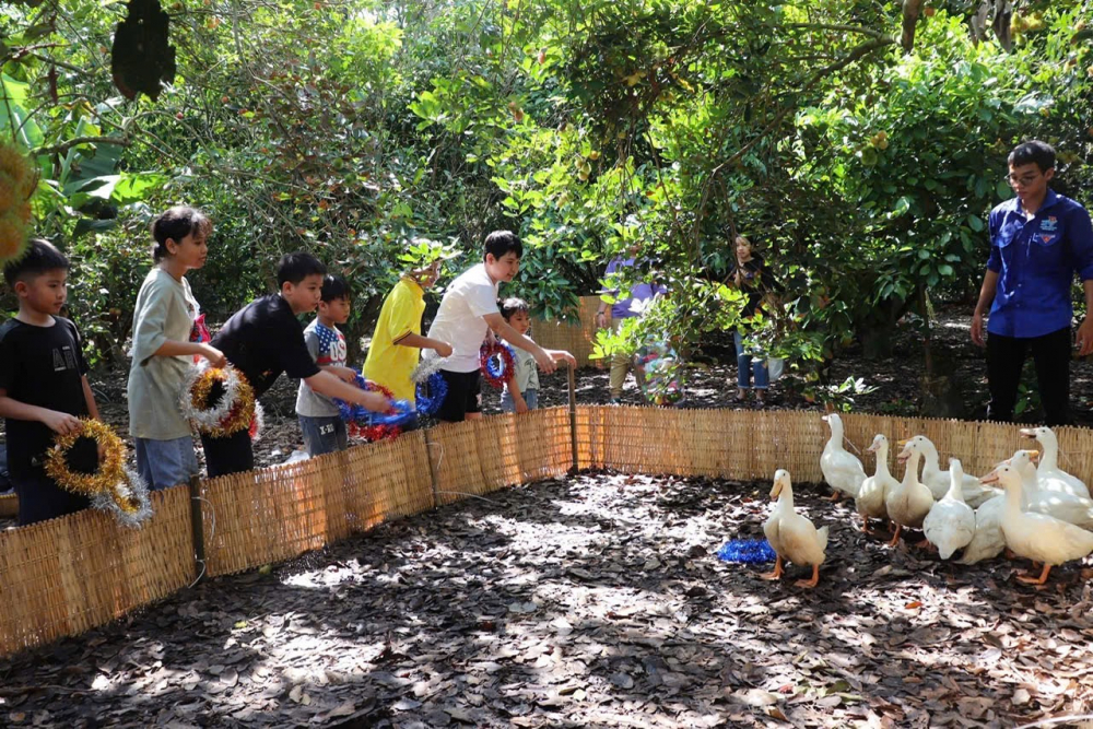 Ngoài ra, du khách có thể kết hợp tham quan du lịch vườn với các chương trình giao lưu, dã ngọa, vui chơi,…