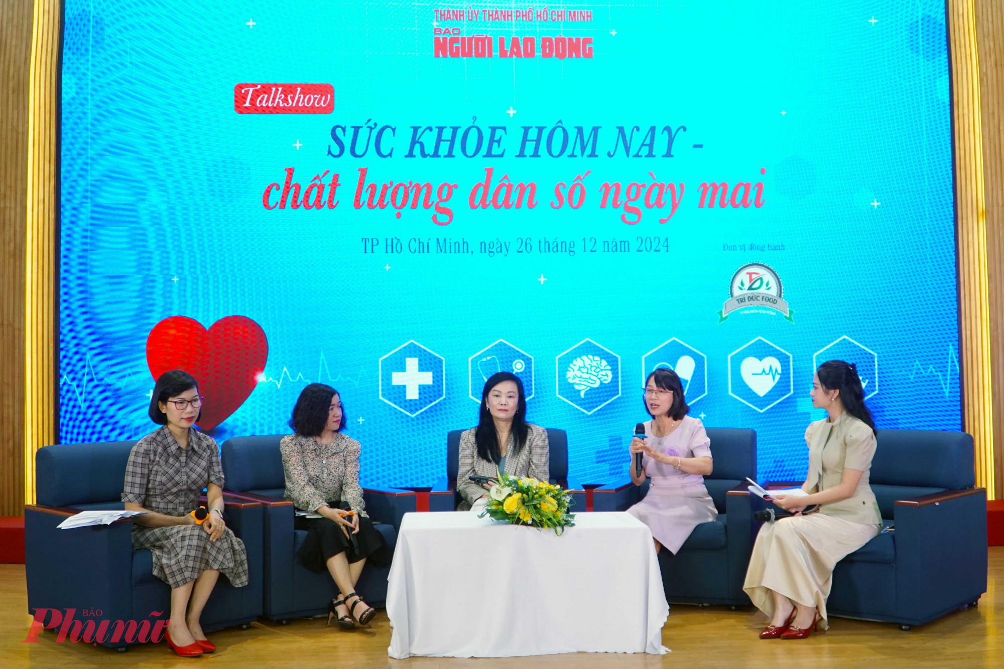 talkshow Sức khỏe hôm nay - Chất lượng dân số ngày mai do Báo Người Lao Động tổ chức ngày 26/12.