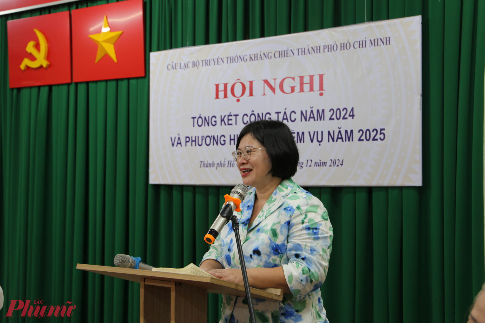 Bà Văn Thị Bạch Tuyết – Trưởng Ban Tổ chức Thành ủy TPHCM phát biểu tại hội nghị - Ảnh: Thanh Tâm