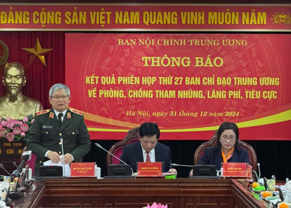 Thiếu tướng Hoàng Anh Tuyên, Phó Chánh Văn phòng Bộ, Người phát ngôn Bộ Công an - Ảnh: BCA