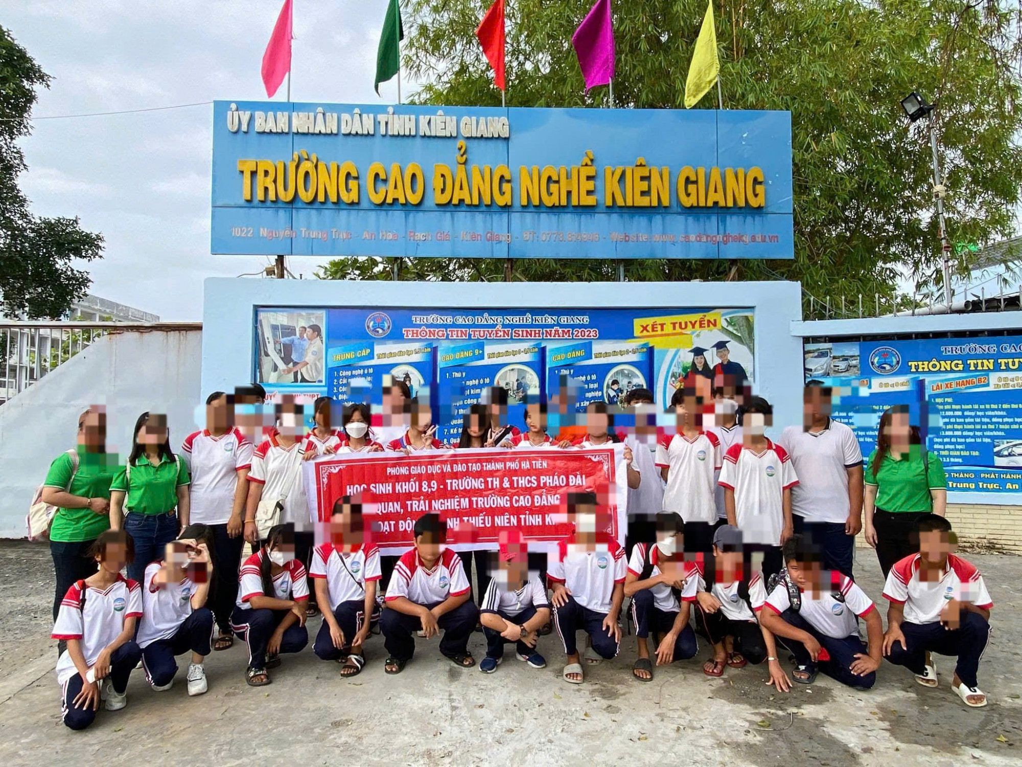 Trường Cao đẳng nghề Kiên Giang nơi có dấu hiệu chi sai 20 tỉ đồng và làm giả chứng từ - Ảnh Facebook Trường Cao đẳng nghề Kiên Giang