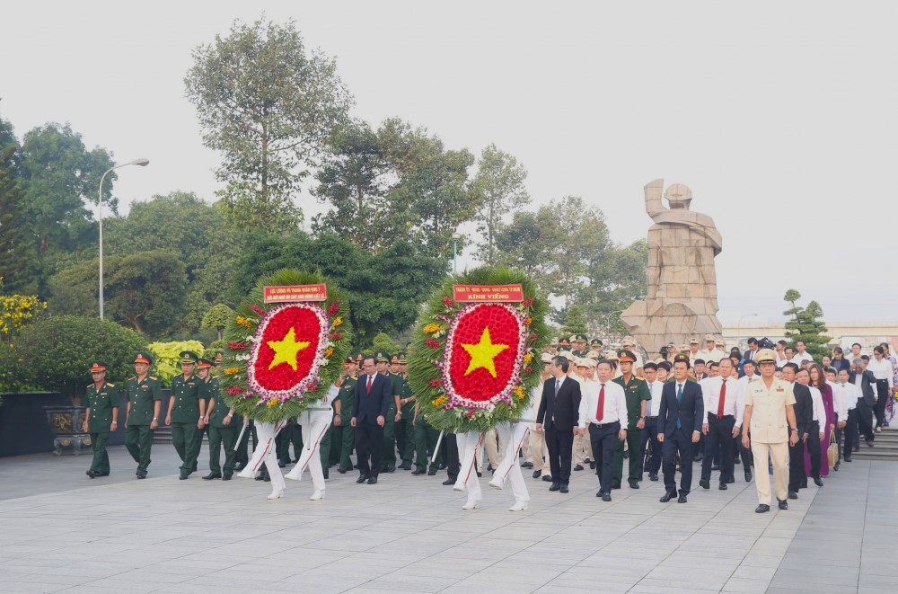 Dịp tết nguyên đán hàng năm, lãnh đạo TPHCM