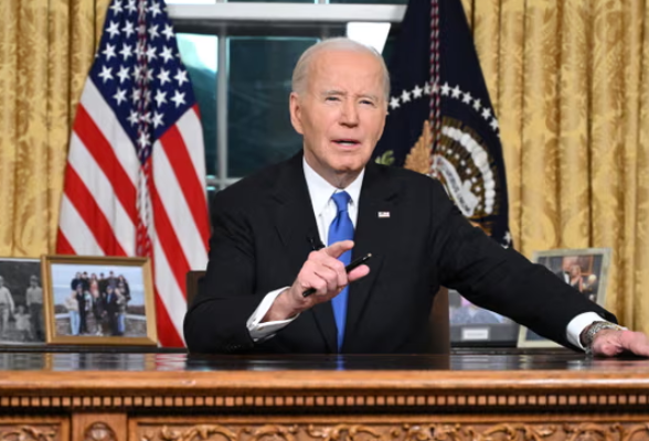 Biden có bài phát biểu chia tay tại Phòng Bầu dục vào thứ Tư. Ảnh: Getty Images