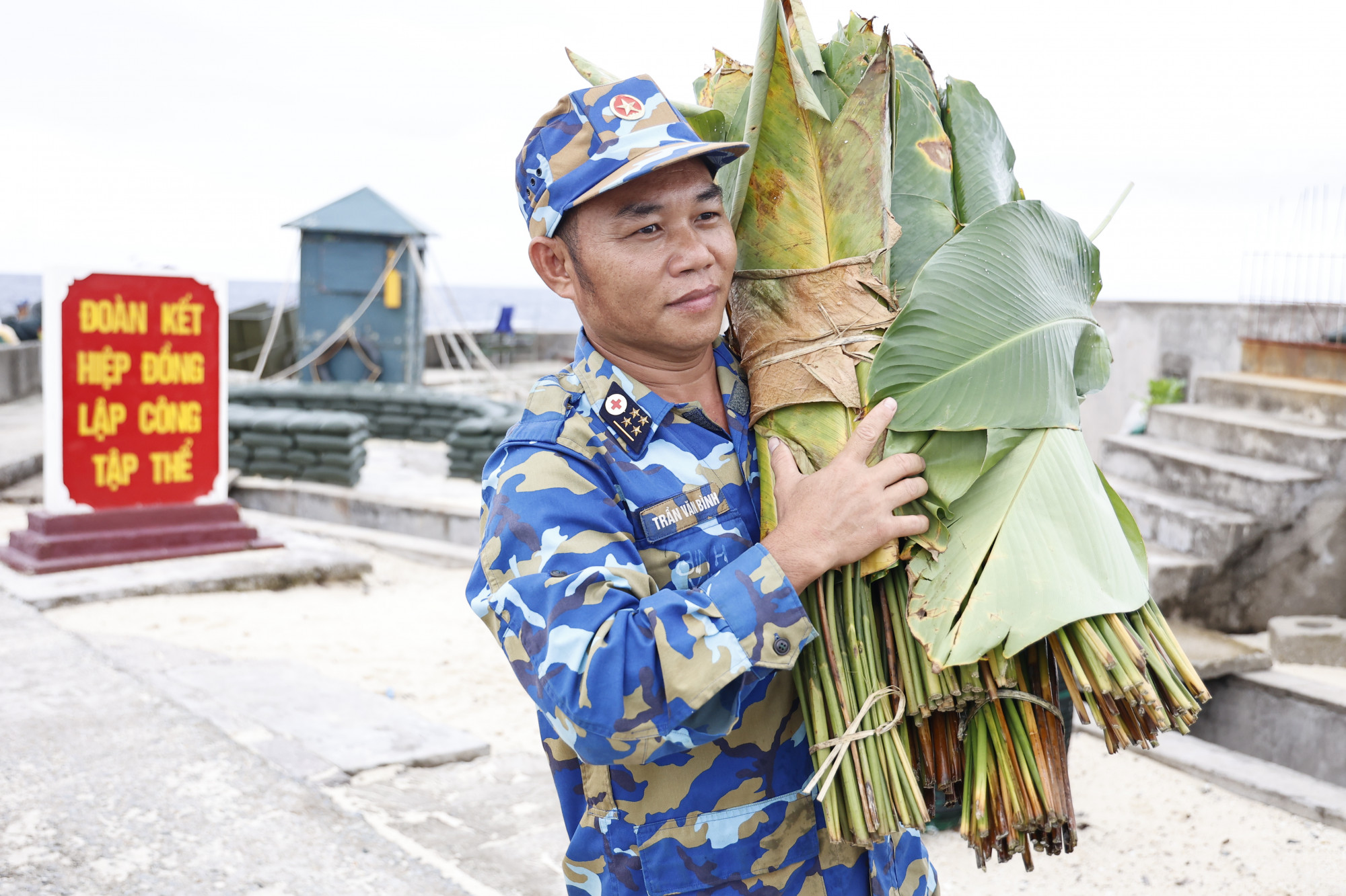 Lá dong “vượt sóng” ra đảo An Bang thuộc quần đảo Trường Sa