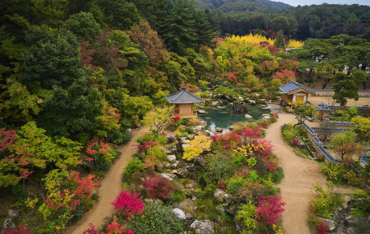 Khu vườn Sự thanh lịch của Seonbi tại Les Jardins de Medongaule - Nguồn ảnh: Medongaule