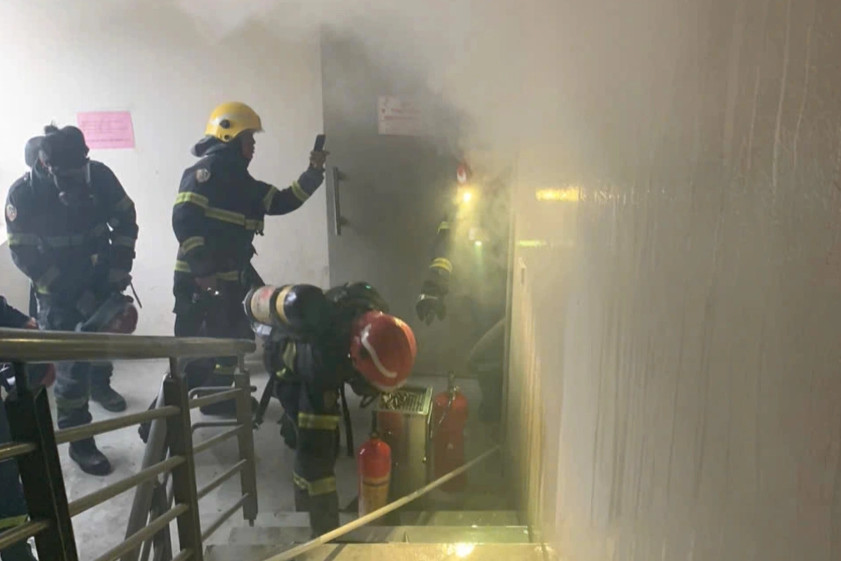 Khu vực xảy ra hỏa hoạn (Ảnh: Công an cung cấp).