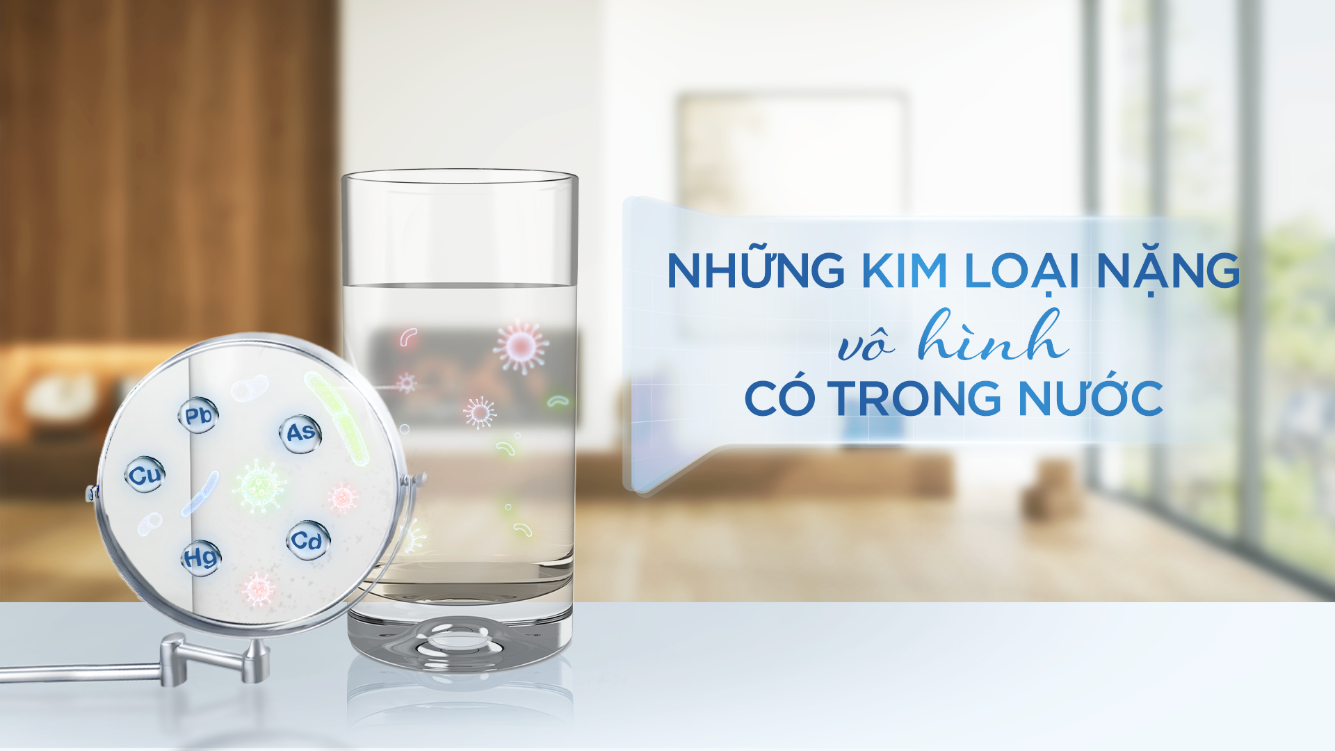 Các kim loại nặng trong nước làm ảnh hưởng lớn tới sức khỏe con người