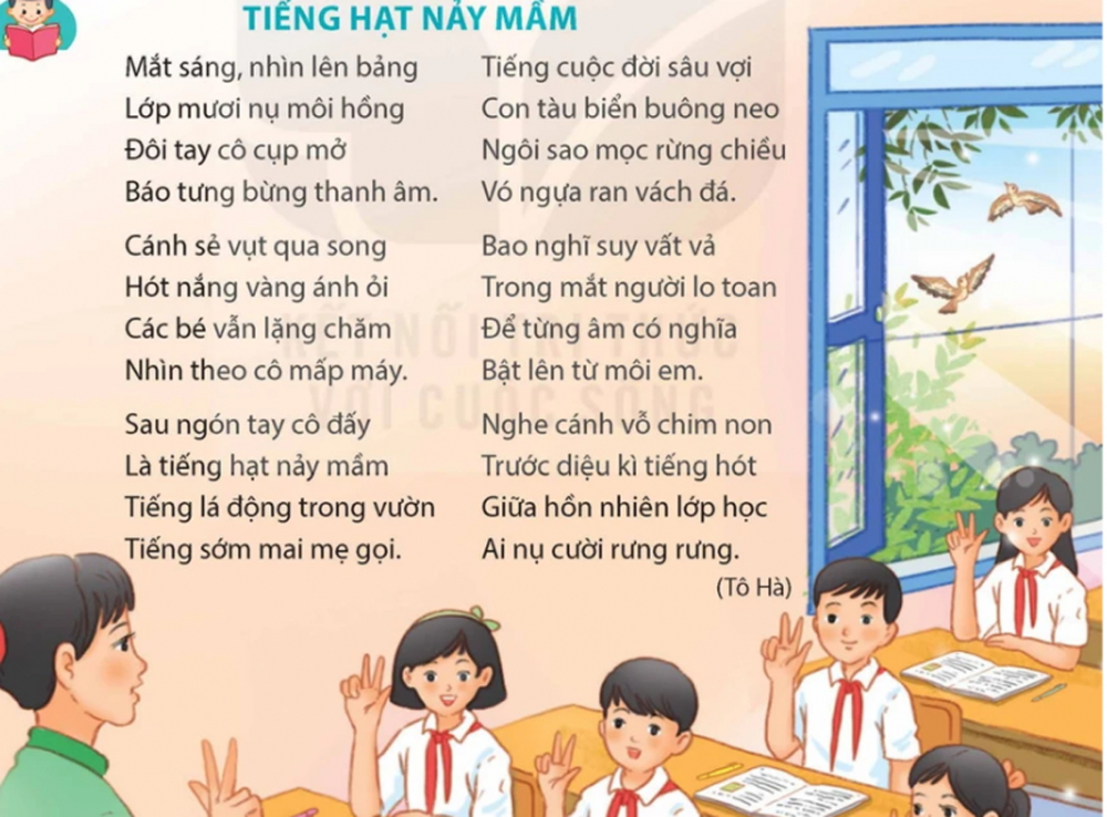 Bài thơ Tiếng hạt nảy mầm viết về lớp học khiếm thính,  từng bị “chửi oan” - Nguồn ảnh: Internet