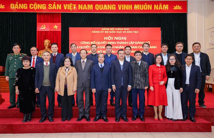 Ban Chấp hành Đảng bộ Bộ GDĐT nhiệm kỳ 2020-2025 - Ảnh: MOET