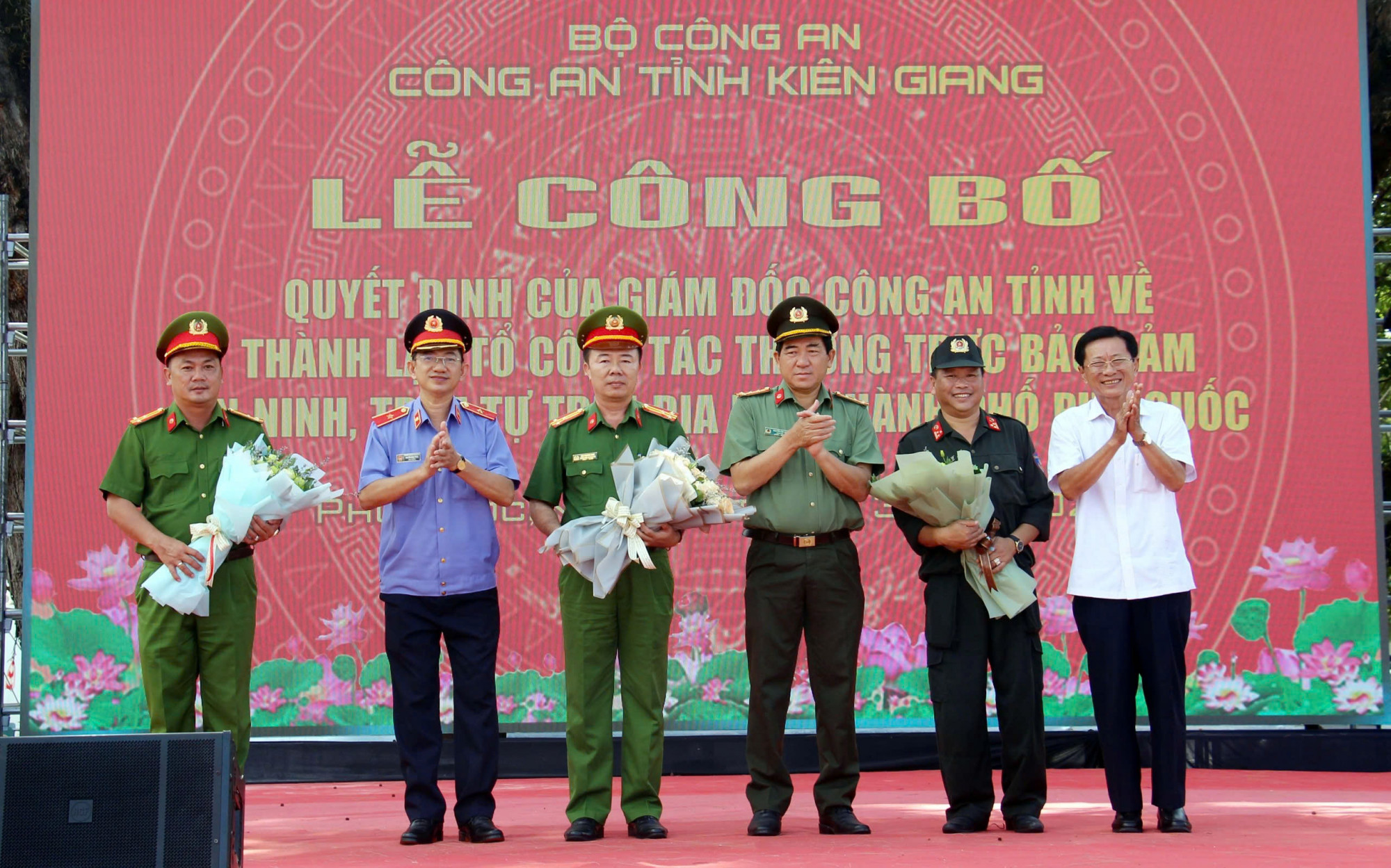 Công an tỉnh Kiên Giang thành lập tổ công tác đảm bảo an ninh trật tự tại Phú Quốc -Ảnh CTV