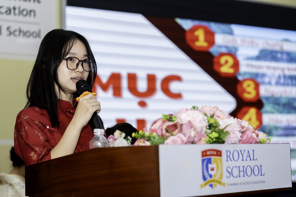 Những mô hình học tập sáng tạo được học sinh Royal School hưởng ứng tích cực - Ảnh: Royal School