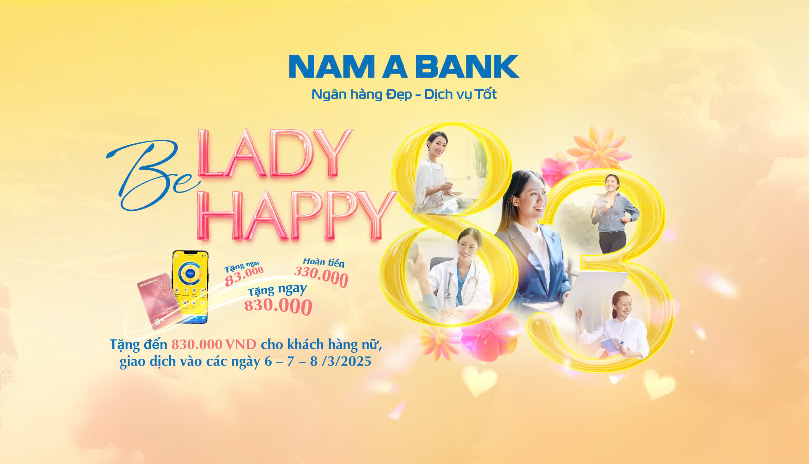 Chương trình “Be Lady, Be Happy” với nhiều ưu đãi hấp dẫn dành cho khách hàng nữ