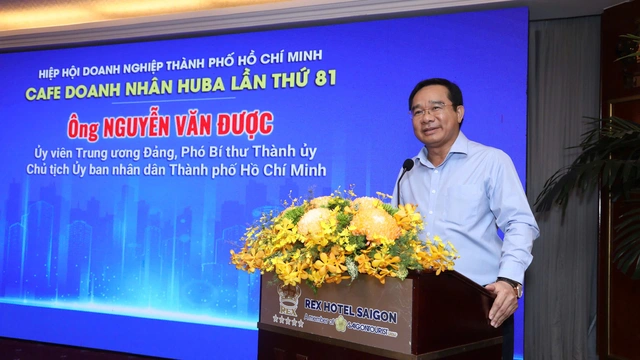 Chủ tịch UBND TPHCM Nguyễn Văn Được cho rằng sự phát triển vượt bậc của TPHCM là nhờ sự đóng góp không nhỏ từ cộng đồng doanh nghiệp