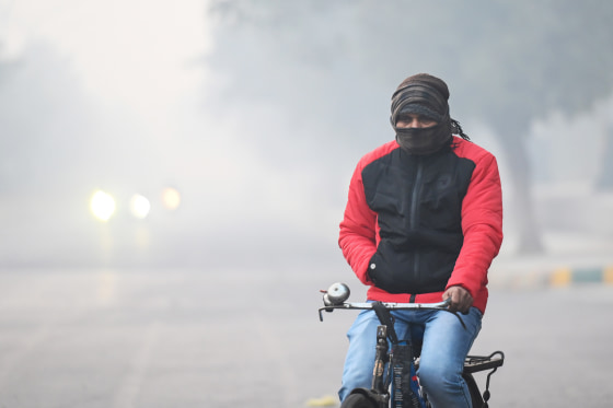 Tình trạng ô nhiễm không khí ngày càng tồi tệ ở Ấn Độ - Ảnh: Getty image