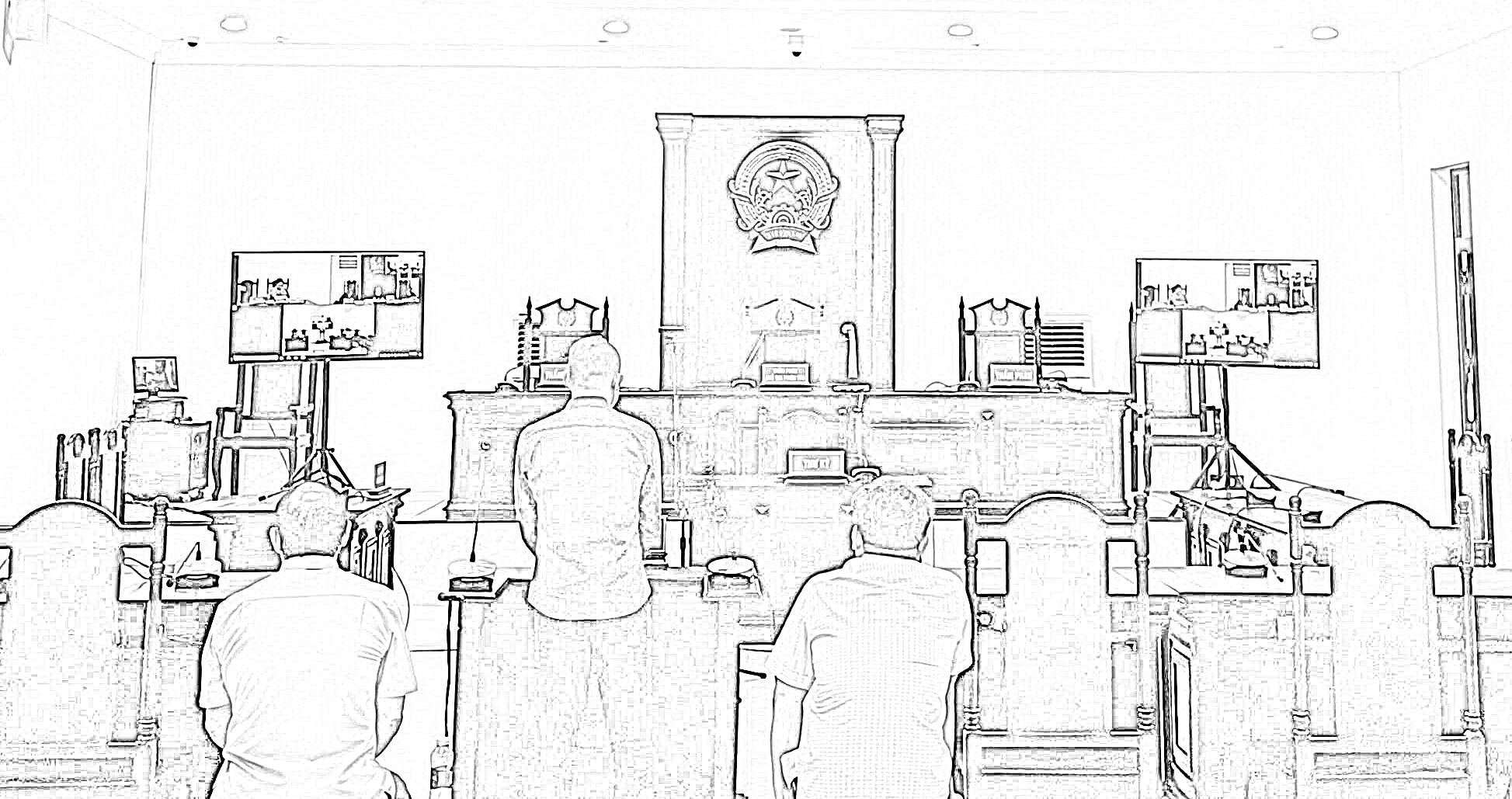 Các bị cáo tại phiên xét xử. Ảnh: Hoàng Thịnh