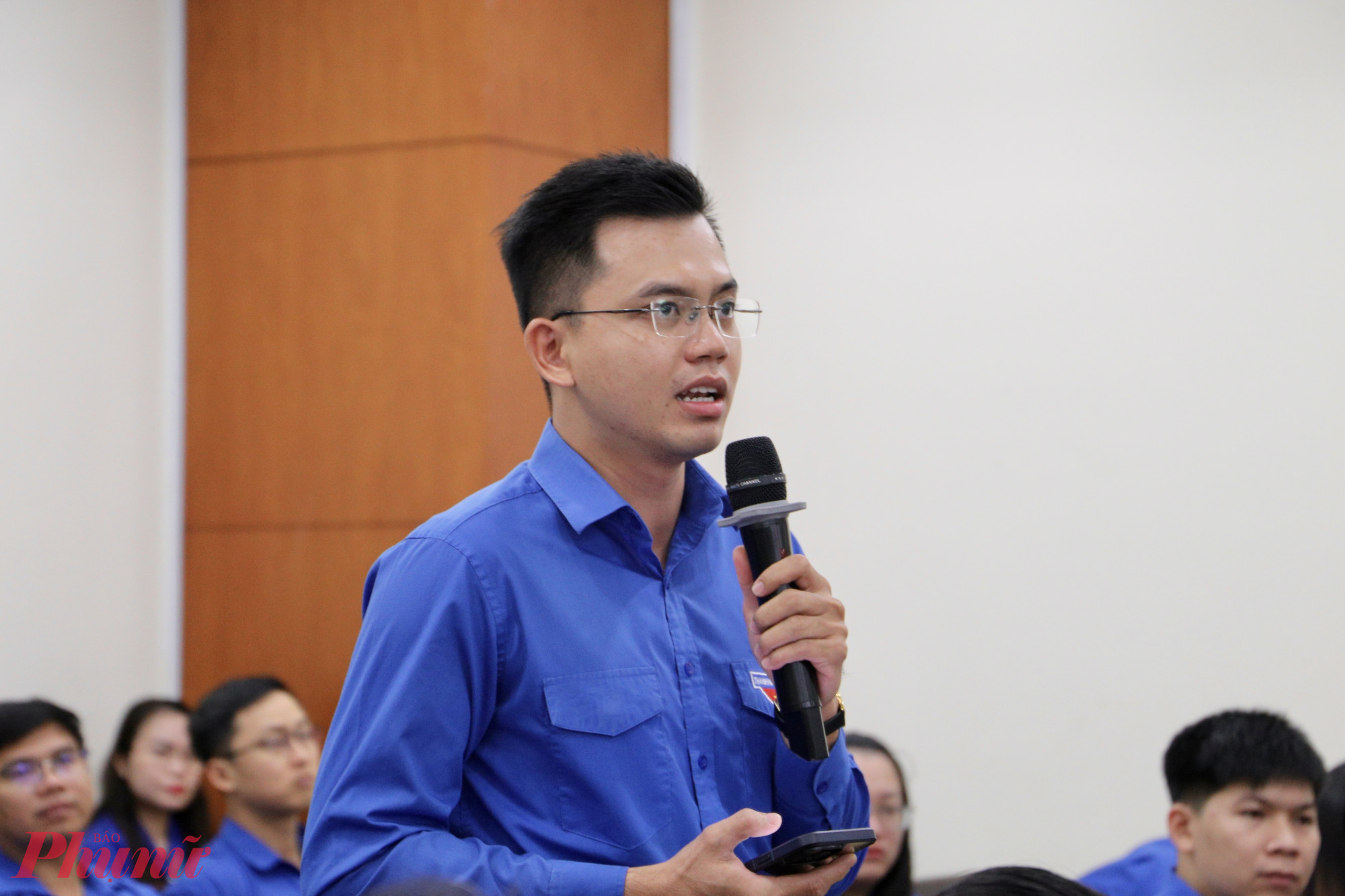 Chủ tịch UBND TPHCM Nguyễn Văn Được: “Thanh niên cần thẳng thắn chia sẻ ước mơ, hoài bão” Ông Nguyễn Hoàng Khải, Bí thư Đoàn Công ty đầu tư tài chính nhà nước TPHCM, mong muốn có nhiều công trình vui chơi cho thanh niên, phù hợp với lịch sử văn hoá TPHCM