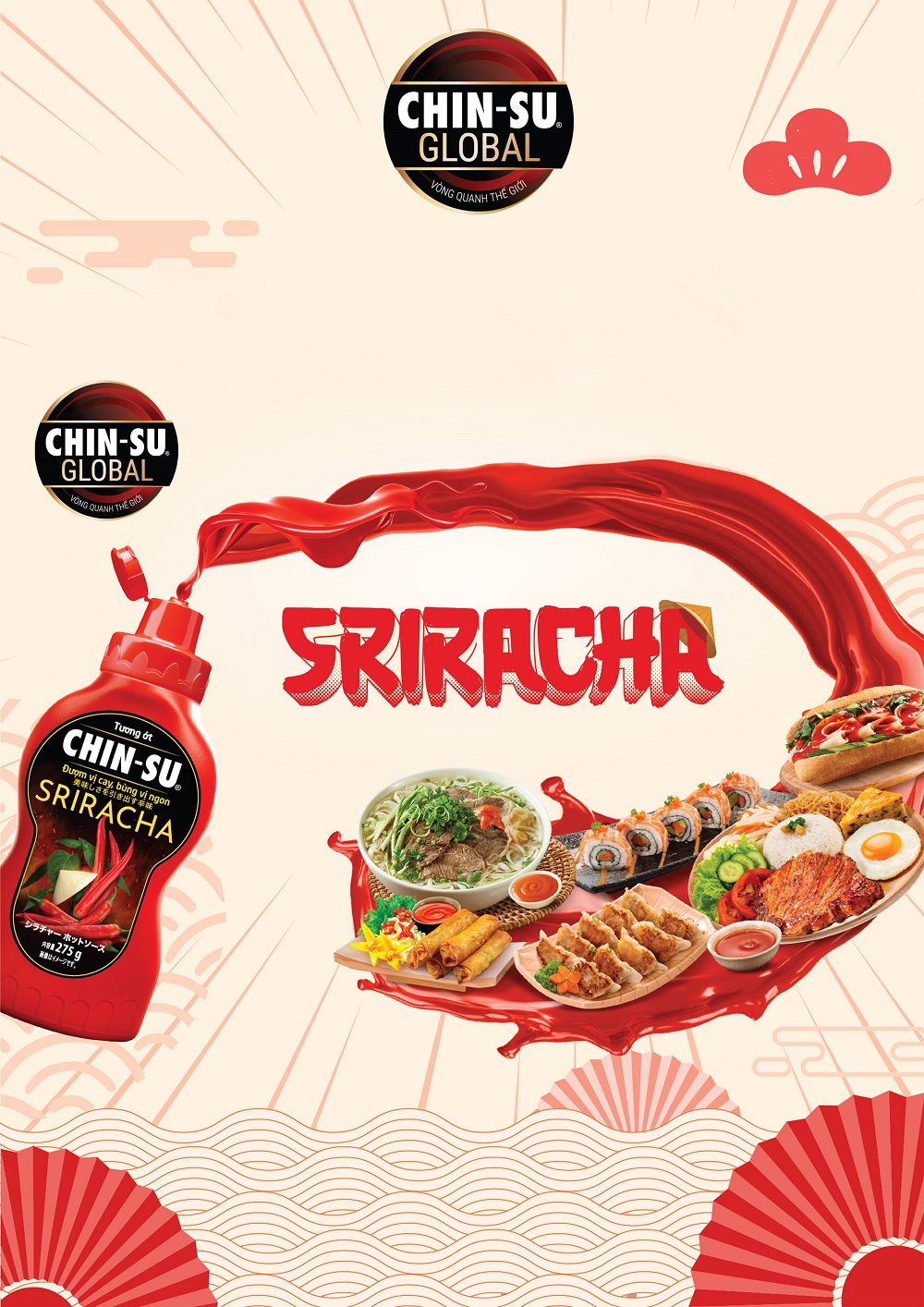 Tương ớt CHIN-SU Sriracha chinh phục thị trường trong nước và quốc tế