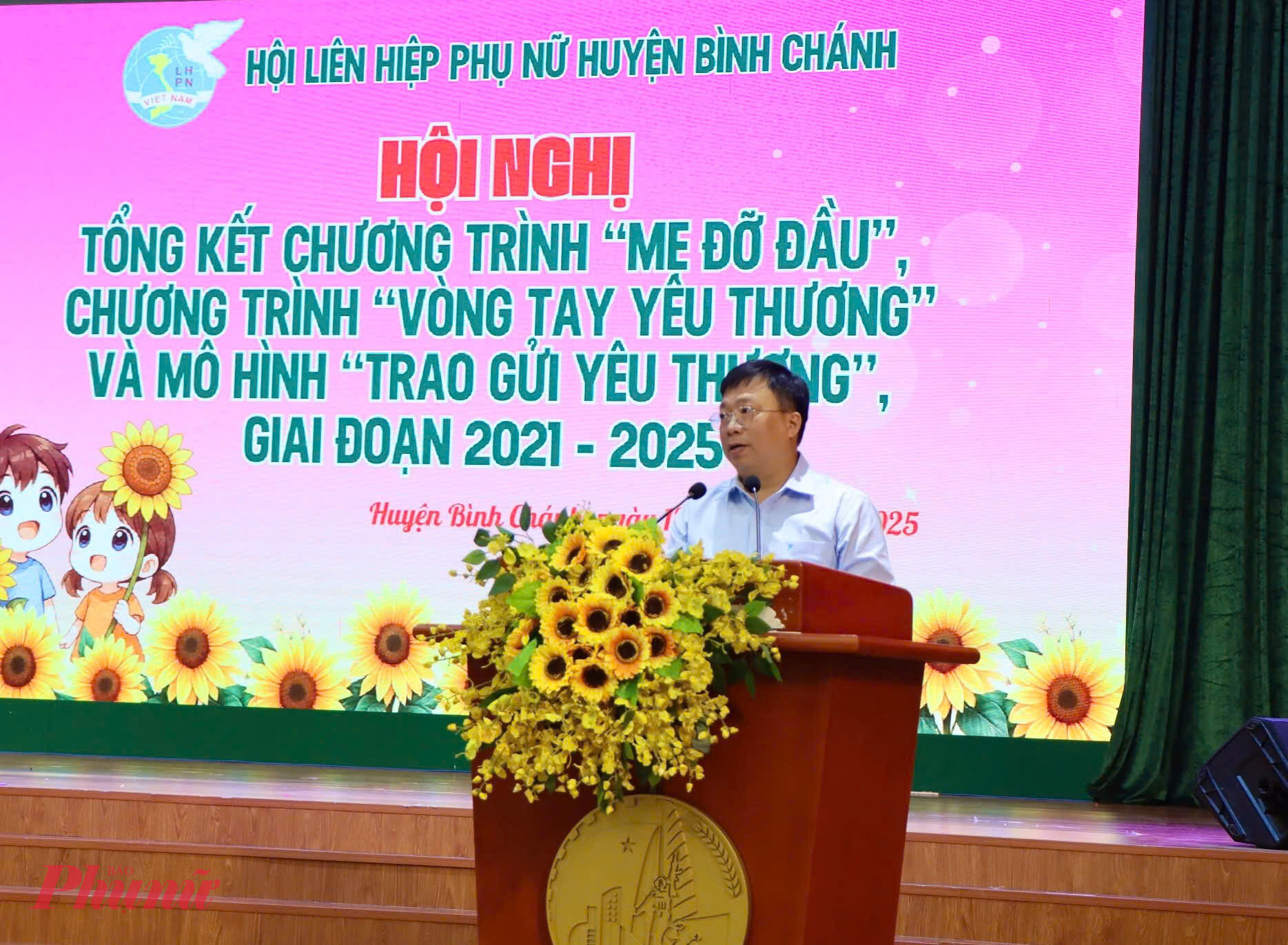 Ông Nguyễn Thanh Nhã –  Bí thư Huyện ủy huyện Bình Chánh phát biểu chỉ đạo
