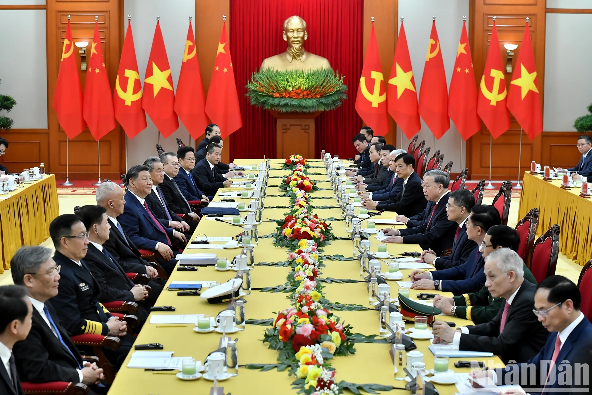 Tổng Bí thư Tô Lâm hội đàm với Tổng Bí thư, Chủ tịch Trung Quốc Tập Cận Bình.