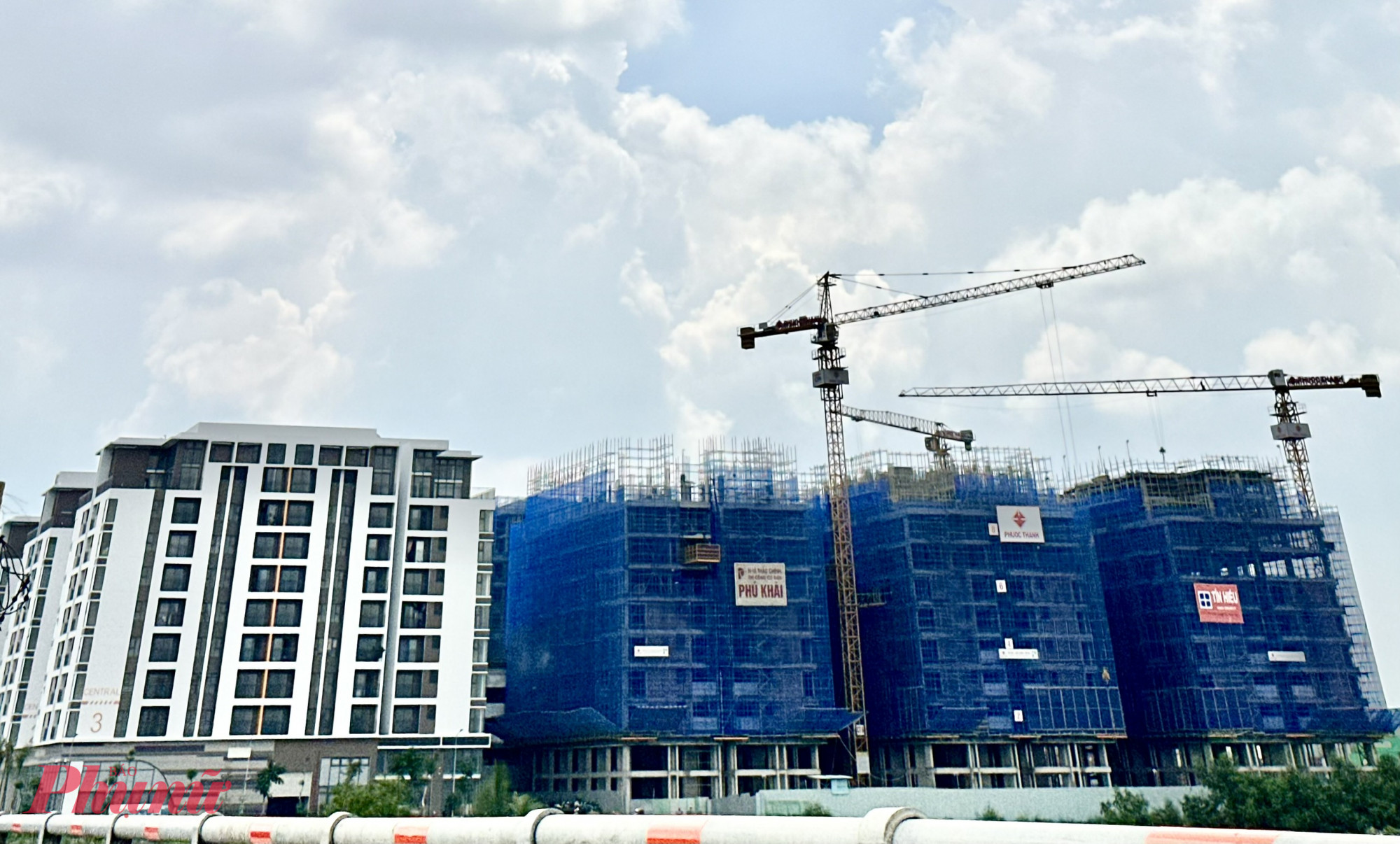 Một dự án nhà ở xã hội đang xây dựng tại TP Thủ Đức