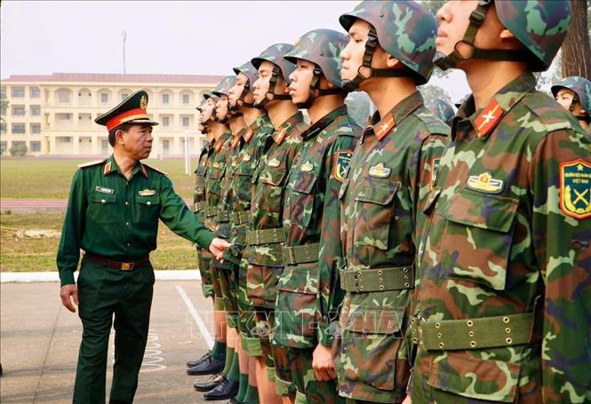 Lực lượng tham gia khối duyệt binh đã tập luyện từ tháng 3/2025 - Ảnh: TTXVN