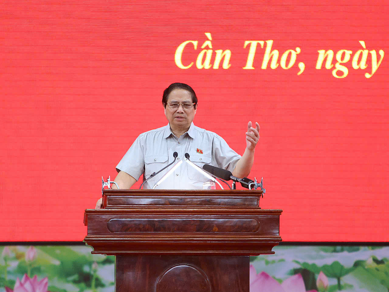 Thủ tướng Phạm Minh Chính - phát biểu chỉ đạo. Ảnh: Trung Phạm