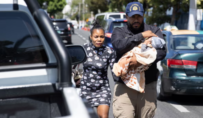 Nhiều phụ nữ bị bắt khi đang mang thai hoặc mới sinh con. Ảnh: Orlando Barría/EPA