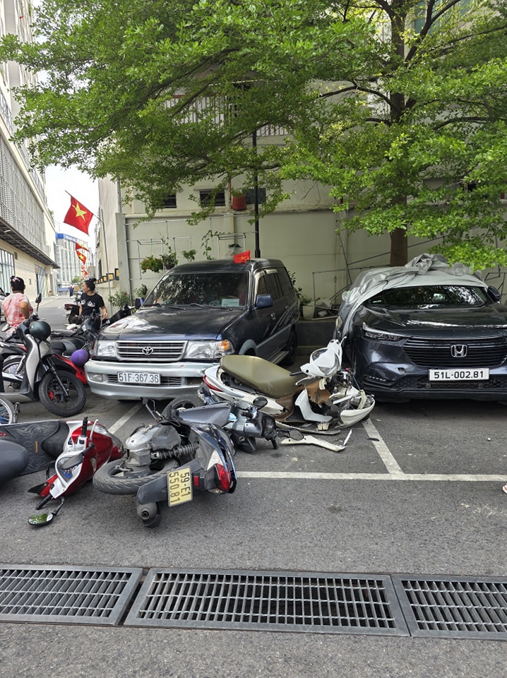 Hiện trường vụ việc. Ảnh: MXH