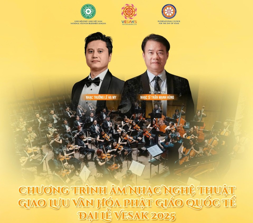 - Dàn nhạc nhà hát giao hưởng nhạc, vũ kịch TpHCM (HBSO) 60 nghệ sĩ với sự chỉ huy của Giám đốc và nhạc trưởng Lê Ha My