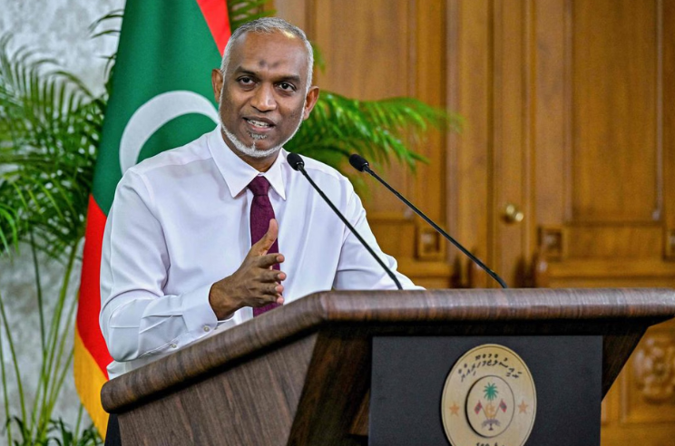 Phiên họp kéo dài của Tổng thống Maldives Mohamed Mr Muizzu cũng nhằm mục đích trùng với Ngày Tự do Báo chí Thế giới vào ngày 3 tháng 5. ẢNH: AFP