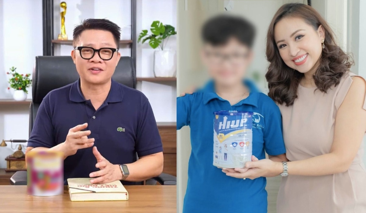 Hình ảnh quảng cáo của Vân Hugo và BTV Quang Minh