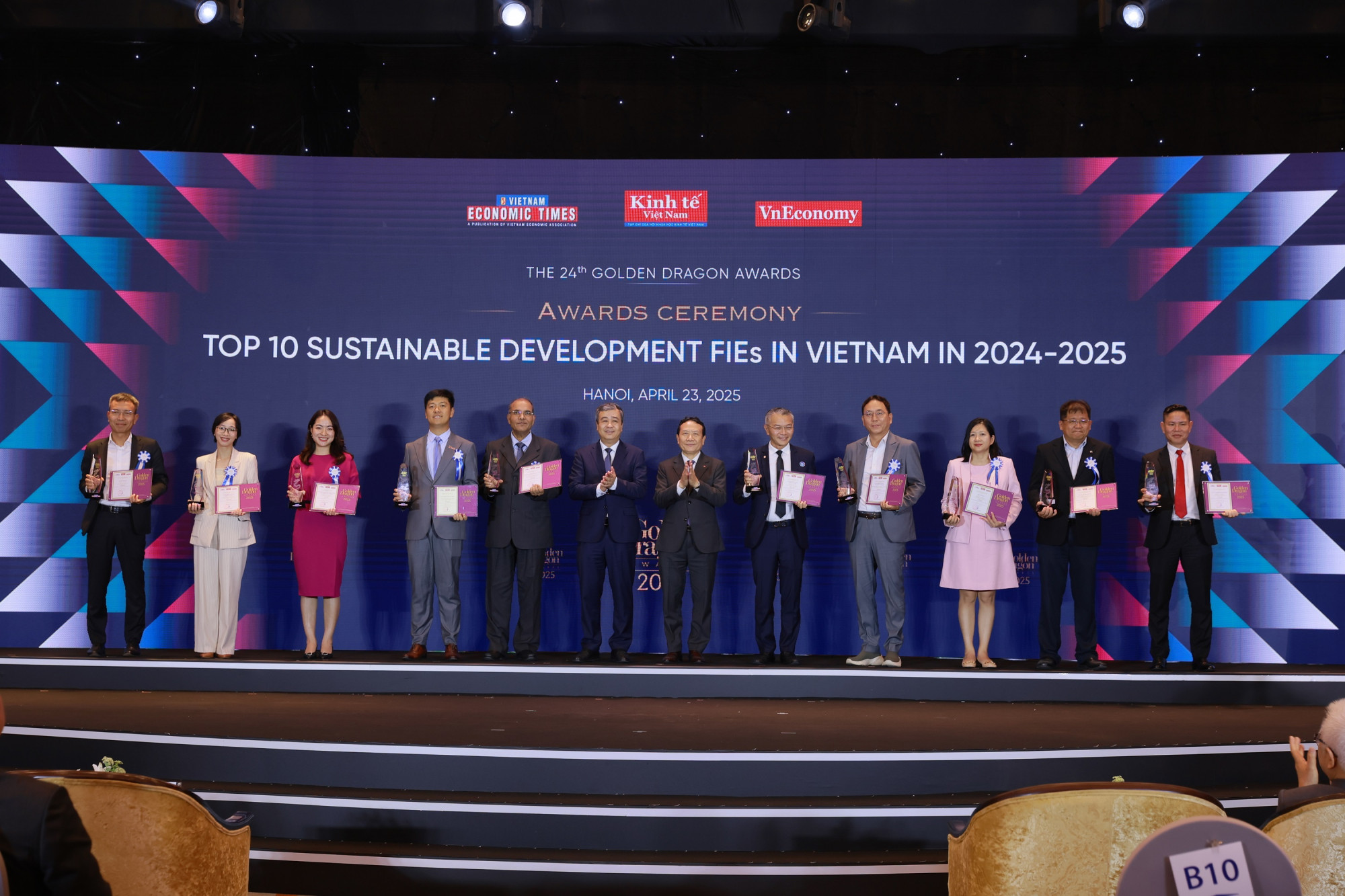 Top 10 doanh nghiệp FDI bền vững tại Việt Nam năm 2024-2025 - Ảnh: Coca-Cola Việt Nam