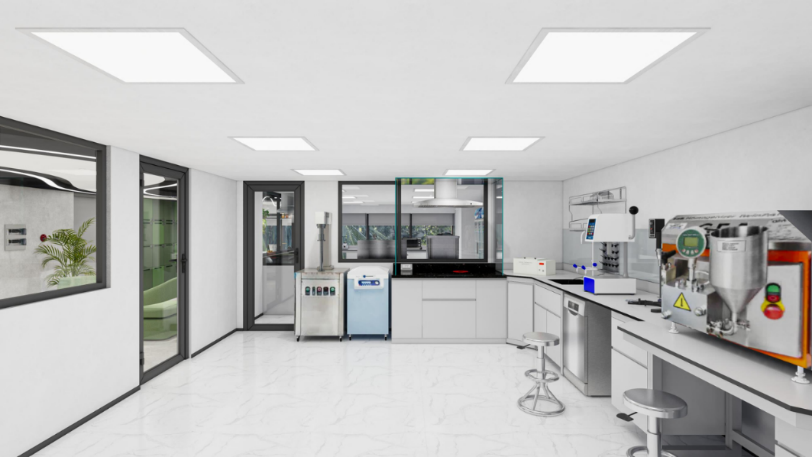 Điểm nhấn của tòa nhà văn phòng mới là trung tâm R&D chuyên nghiệp, bệ phóng xây dựng chuỗi giá trị dừa bền vững của Betrimex