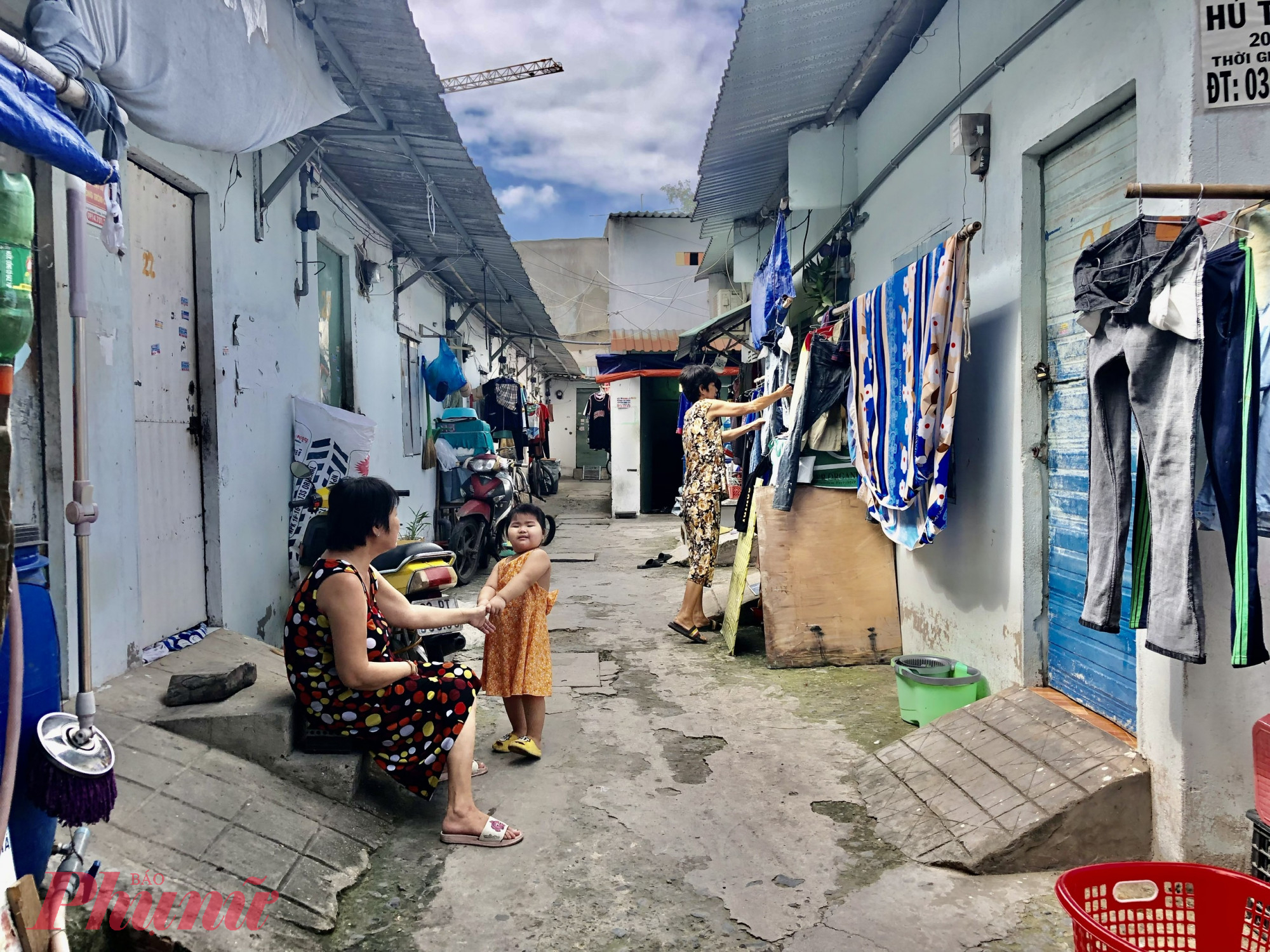 Một dãy nhà trọ tại TPHCM